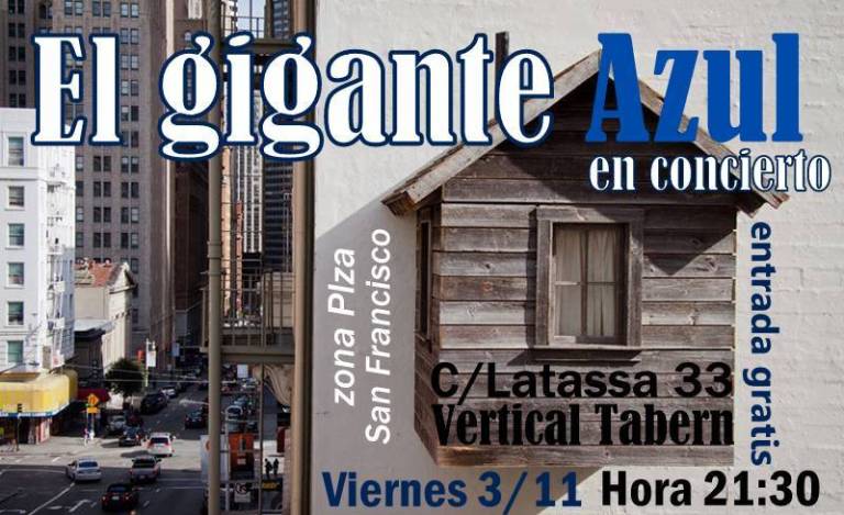 Un gigante azúl en concierto